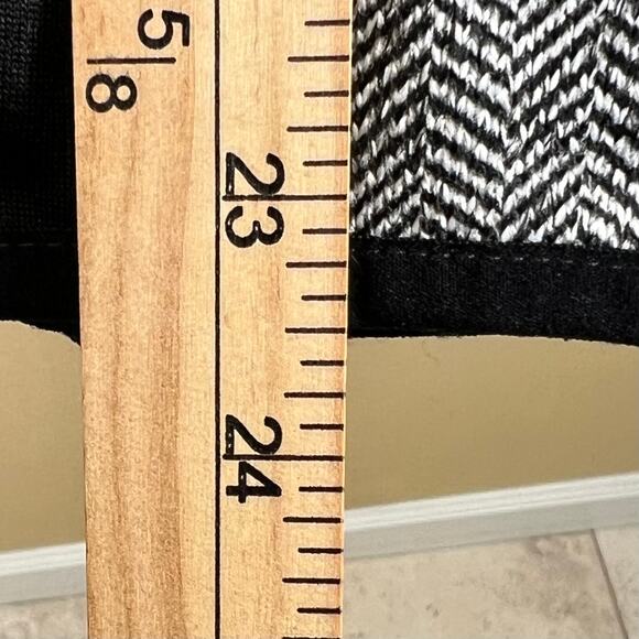 Marc NY Andew Full Zip Jacket Black White Herringbone Womens Size S - Picture 11 of 13